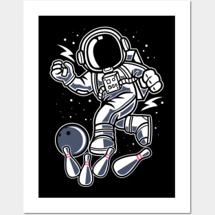 Astronaut Bowling Posters and Art